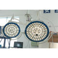 Dual lamp head led light with camera system
